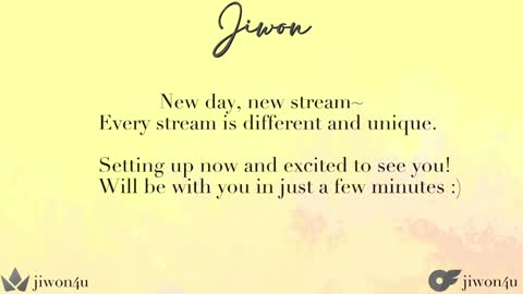 Jiwon online show from January 9, 2025, 9:27 am