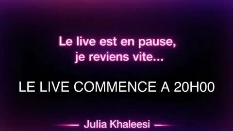 Julia Khaleesii online show from April 4, 2026, 6:49 pm