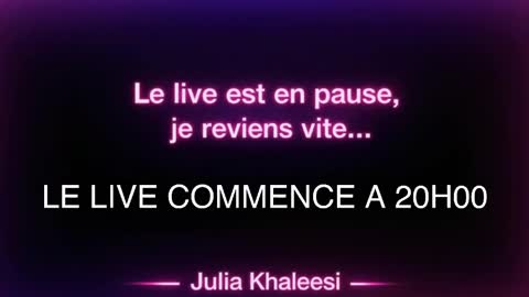Julia Khaleesii online show from April 16, 2026, 9:39 pm