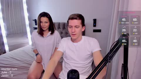 Snapshot of julie_n_jastin chatting on January 31, 2025, 4:38 pm Julie online show from January 31, 2025, 4:38 pm