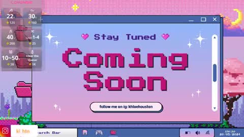 Snapshot of khloe_houston chatting on July 16, 2026, 12:55 pm Khloe online show from July 16, 2026, 12:55 pm