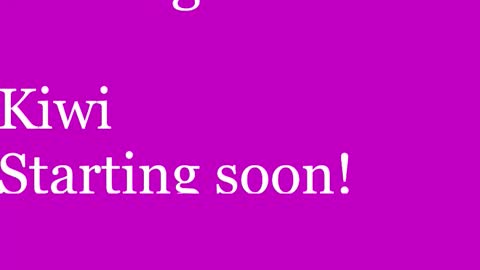 Kiwi online show from January 9, 2026, 11:46 am