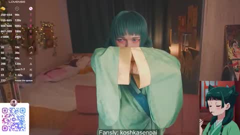 koshkasenpai_ online show from September 21, 2025, 11:12 am