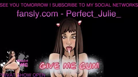  MY NAME IS JULIA  TO SEE MORE 18 CONTENT YOU CAN SUBSCRIBE TO  FANSLY -  online show from February 15, 2026, 7:51 am