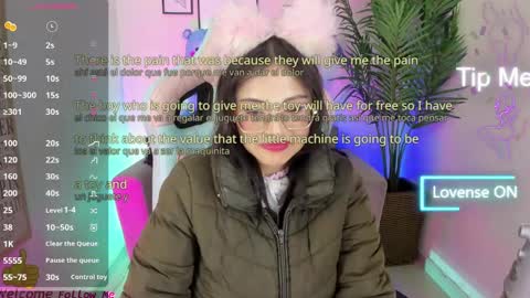 Snapshot of kyomi_chang chatting on February 24, 2025, 6:15 pm Kyomi online show from February 24, 2025, 6:15 pm