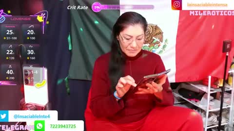 lainsaciableintensa online show from October 3, 2025, 2:41 am