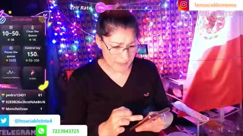 lainsaciableintensa online show from October 17, 2025, 1:42 am