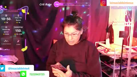 lainsaciableintensa online show from October 22, 2025, 2:56 am