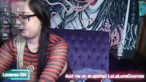 Snapshot of lalalunacosmos chatting on August 3, 2026, 3:16 pm LaLaLunaCosmos online show from August 3, 2026, 3:16 pm