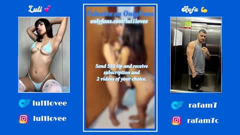 Snapshot of latinuycouple chatting on January 16, 2025, 2:51 am Rafa and Luli online show from January 16, 2025, 2:51 am