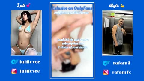 Snapshot of latinuycouple chatting on January 31, 2025, 4:58 am Rafa and Luli online show from January 31, 2025, 4:58 am