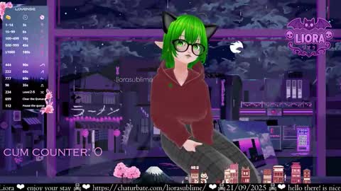 im Liora uwu   online show from September 22, 2025, 3:52 am