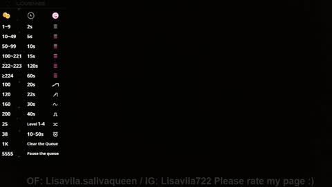 Lisa online show from October 17, 2025, 7:05 pm