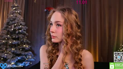 Snapshot of lissa_meooow chatting on January 12, 2025, 3:39 am your Liza again. Next stream Dec. 1 at 2 or 3 GMT online show from January 12, 2025, 3:39 am