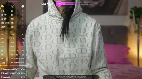 Snapshot of lorettelorenaa chatting on January 9, 2025, 8:01 pm LoretteLorena online show from January 9, 2025, 8:01 pm