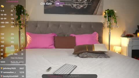 Snapshot of lorettelorenaa chatting on January 13, 2025, 2:07 am LoretteLorena online show from January 13, 2025, 2:07 am