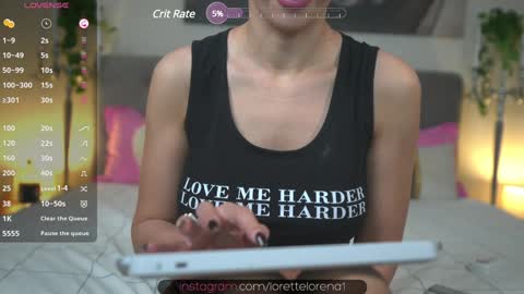 Snapshot of lorettelorenaa chatting on January 20, 2025, 8:18 pm LoretteLorena online show from January 20, 2025, 8:18 pm