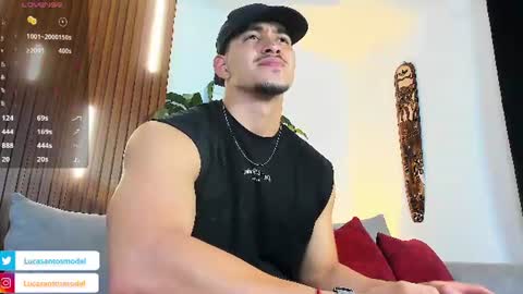 Snapshot of lucasanto_ chatting on July 16, 2026, 3:23 am LUCA SANTOS online show from July 16, 2026, 3:23 am