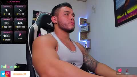 Snapshot of marco_diaz1 chatting on February 25, 2025, 11:33 pm Marco Diaz online show from February 25, 2025, 11:33 pm