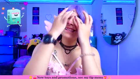 Snapshot of marcy_neko chatting on March 7, 2026, 12:02 pm Marceline online show from March 7, 2026, 12:02 pm