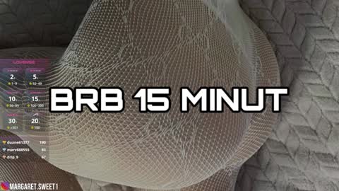 Snapshot of margaretsweet1 chatting on February 3, 2025, 12:25 am Margaret online show from February 3, 2025, 12:25 am