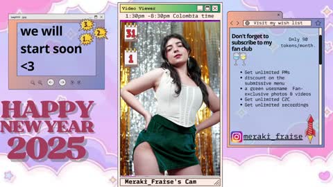 Snapshot of meraki_fraise chatting on January 2, 2025, 10:01 pm online show from January 2, 2025, 10:01 pm