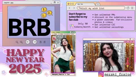 Snapshot of meraki_fraise chatting on January 3, 2025, 9:47 pm online show from January 3, 2025, 9:47 pm
