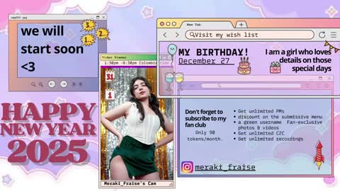 Snapshot of meraki_fraise chatting on January 17, 2025, 7:05 pm online show from January 17, 2025, 7:05 pm