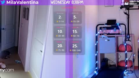 Snapshot of milavalentinax chatting on February 27, 2025, 1:38 am Mila Valentina online show from February 27, 2025, 1:38 am