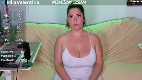 Snapshot of milavalentinax chatting on March 12, 2025, 4:51 am Mila Valentina online show from March 12, 2025, 4:51 am