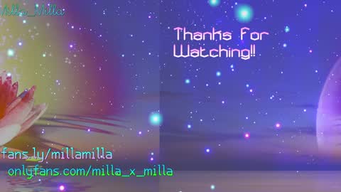 milla_milla online show from January 24, 2025, 6:14 am