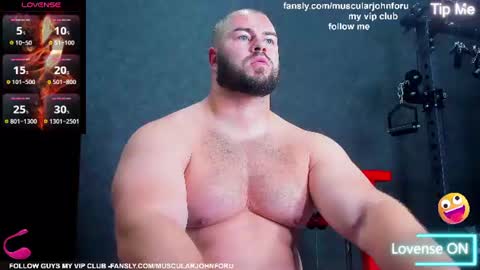 Snapshot of muscularjohnforu chatting on July 20, 2026, 8:17 am click icon for peach online show from July 20, 2026, 8:17 am