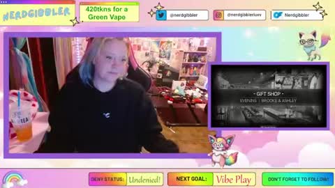 Snapshot of nerdgibbler chatting on July 8, 2026, 3:22 am NerdGibbler online show from July 8, 2026, 3:22 am