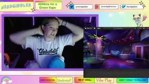 Snapshot of nerdgibbler chatting on July 10, 2026, 2:05 am NerdGibbler online show from July 10, 2026, 2:05 am