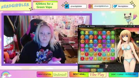 Snapshot of nerdgibbler chatting on July 10, 2026, 2:08 pm NerdGibbler online show from July 10, 2026, 2:08 pm