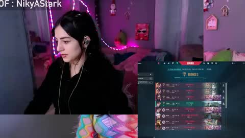 Snapshot of nikyastark chatting on June 9, 2026, 7:09 am Niky A Stark online show from June 9, 2026, 7:09 am