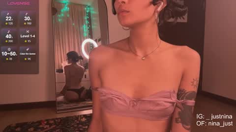 Snapshot of nina_just chatting on January 5, 2025, 12:52 am Nina. online show from January 5, 2025, 12:52 am