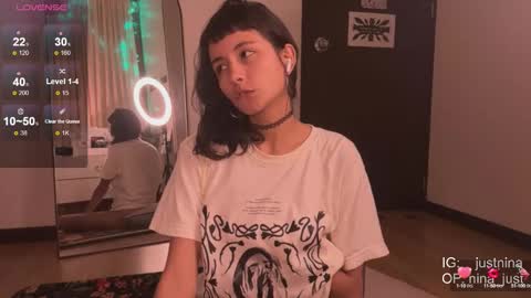 Snapshot of nina_just chatting on January 7, 2025, 12:55 am Nina. online show from January 7, 2025, 12:55 am