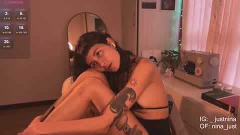 Snapshot of nina_just chatting on February 1, 2025, 8:37 pm Nina. online show from February 1, 2025, 8:37 pm