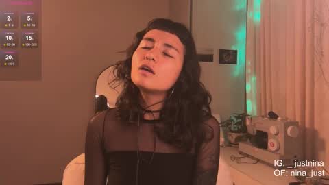 Snapshot of nina_just chatting on February 24, 2025, 12:30 am Nina. online show from February 24, 2025, 12:30 am