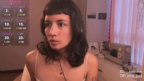 Snapshot of nina_just chatting on March 9, 2025, 9:14 pm Nina. online show from March 9, 2025, 9:14 pm