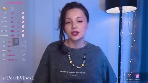 Snapshot of peachvibes chatting on March 10, 2025, 7:10 am Lili online show from March 10, 2025, 7:10 am