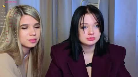 Snapshot of phyllisheart chatting on March 4, 2025, 8:35 am Lora black and Lili blonde welcome you here online show from March 4, 2025, 8:35 am