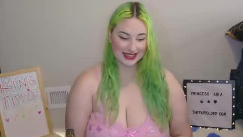 Princess Kira online show from October 10, 2025, 2:05 pm