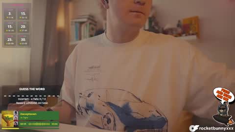 Rocket Bunny online show from February 11, 2026, 12:32 pm