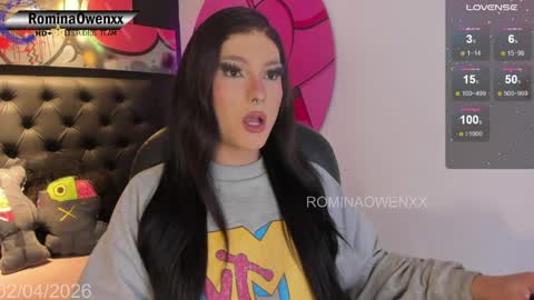 ROMINA OWEN online show from April 2, 2026, 3:59 am