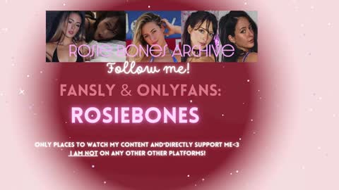 Rosie Bones online show from October 6, 2025, 9:12 pm