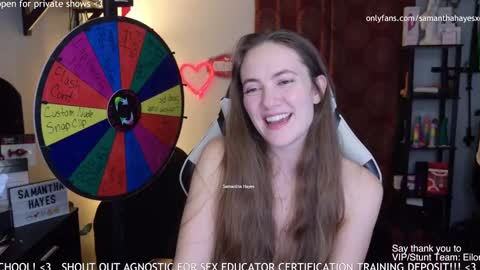 The Real Samantha Hayes haha  online show from December 2, 2024, 4:09 am