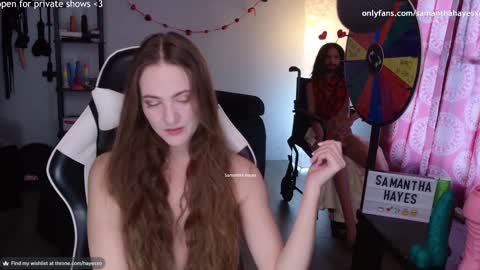 The Real Samantha Hayes haha  online show from February 12, 2025, 9:11 pm