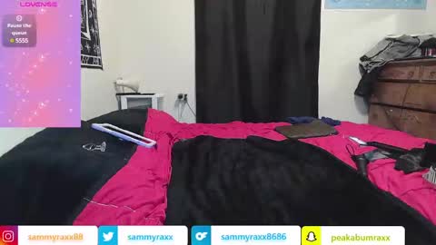 Snapshot of sammyraxx chatting on December 19, 2024, 12:56 am Sammy Raxx online show from December 19, 2024, 12:56 am